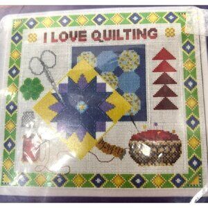"I Love Quilting" Mousepad Kit With Vitrif-Weave For DIY Craft Enthusiasts By Da
